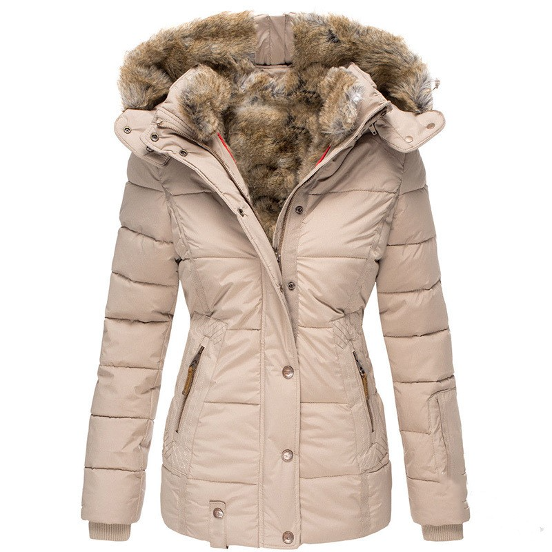 Faux Fur-Lined Winter Puffer