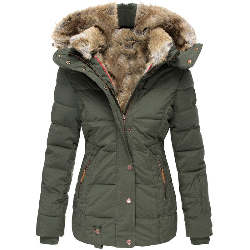 Faux Fur-Lined Winter Puffer