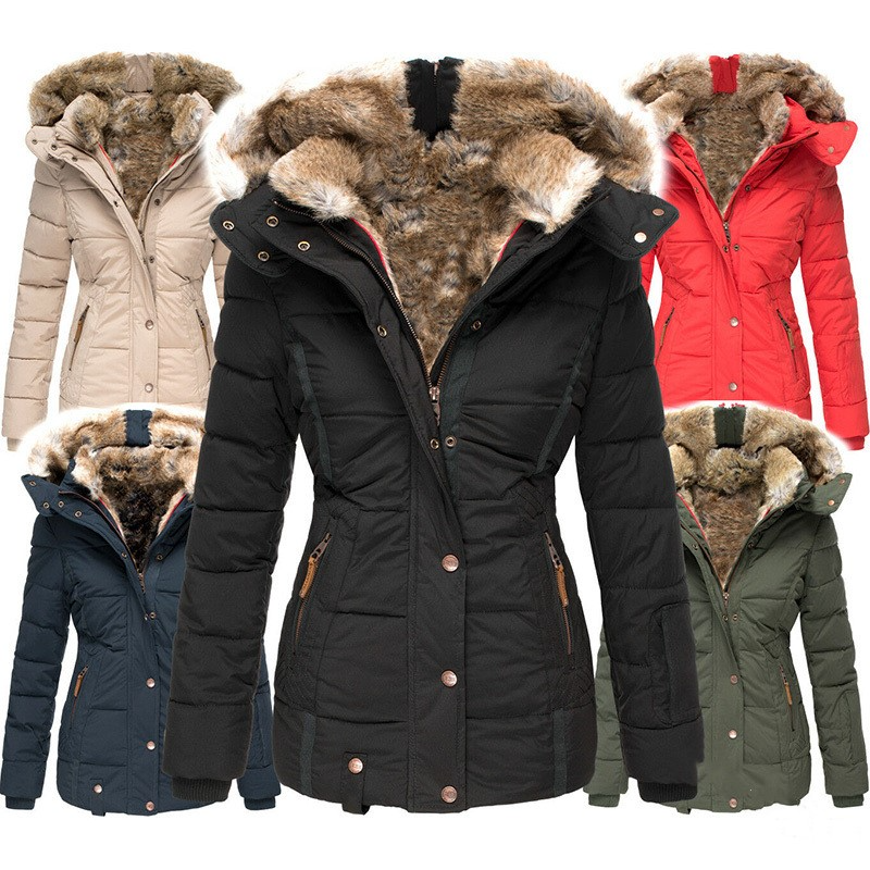 Faux Fur-Lined Winter Puffer