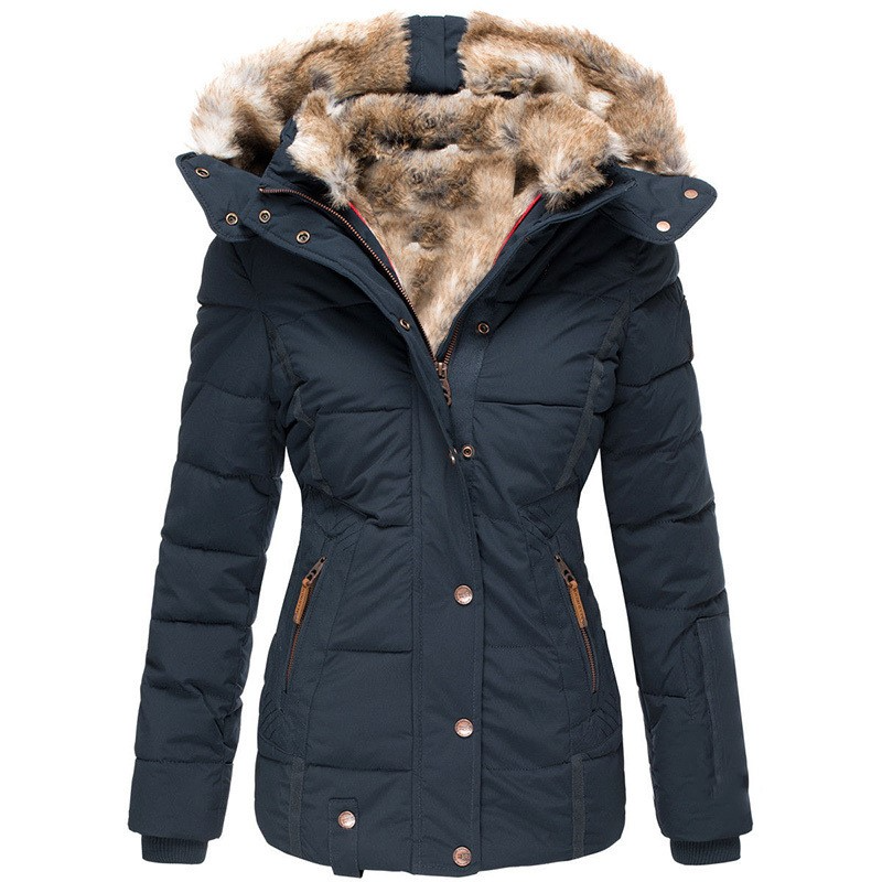 Faux Fur-Lined Winter Puffer