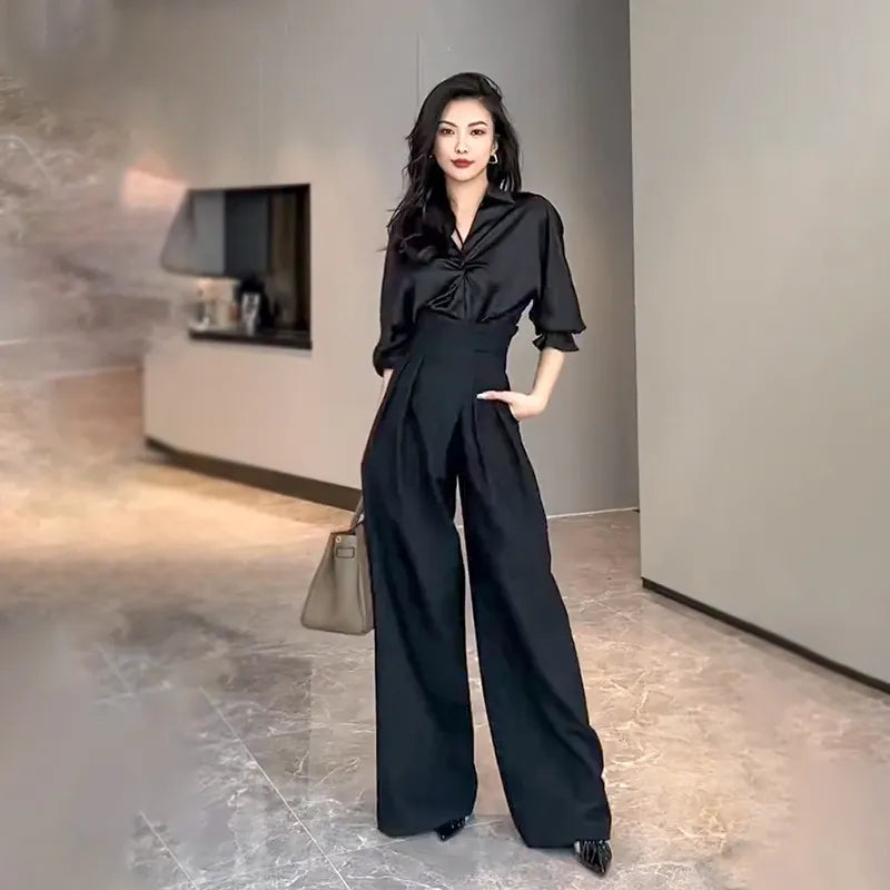 The Soft Motion — Wide-Leg Trousers
