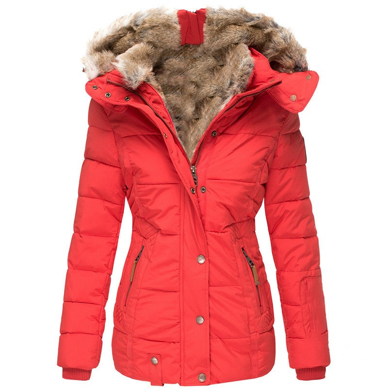 Faux Fur-Lined Winter Puffer